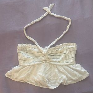 cute, white crop top